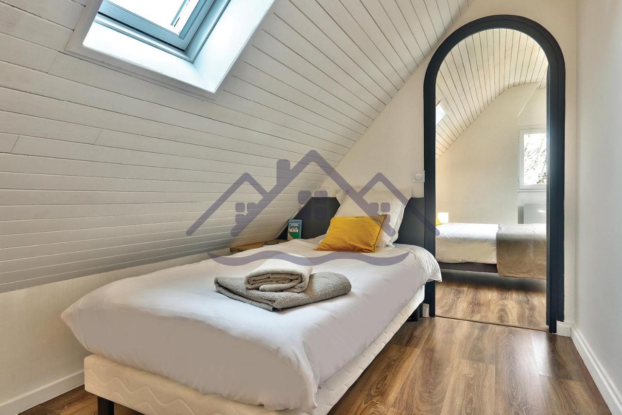 Localise - M33B - Kerbraz, Maison En Duplex Avec Jardin Clos Au Guilvinec - Tout A Pied, Plages, Port, Centre, Commerces, Marche - Wif Inclus - Linge De Lit Inclusヴィラ エクステリア 写真