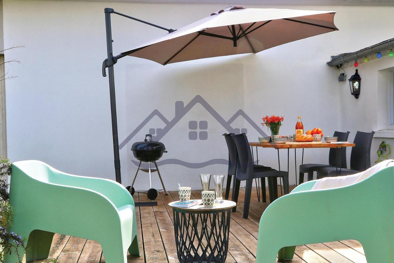 Localise - M33B - Kerbraz, Maison En Duplex Avec Jardin Clos Au Guilvinec - Tout A Pied, Plages, Port, Centre, Commerces, Marche - Wif Inclus - Linge De Lit Inclusヴィラ エクステリア 写真