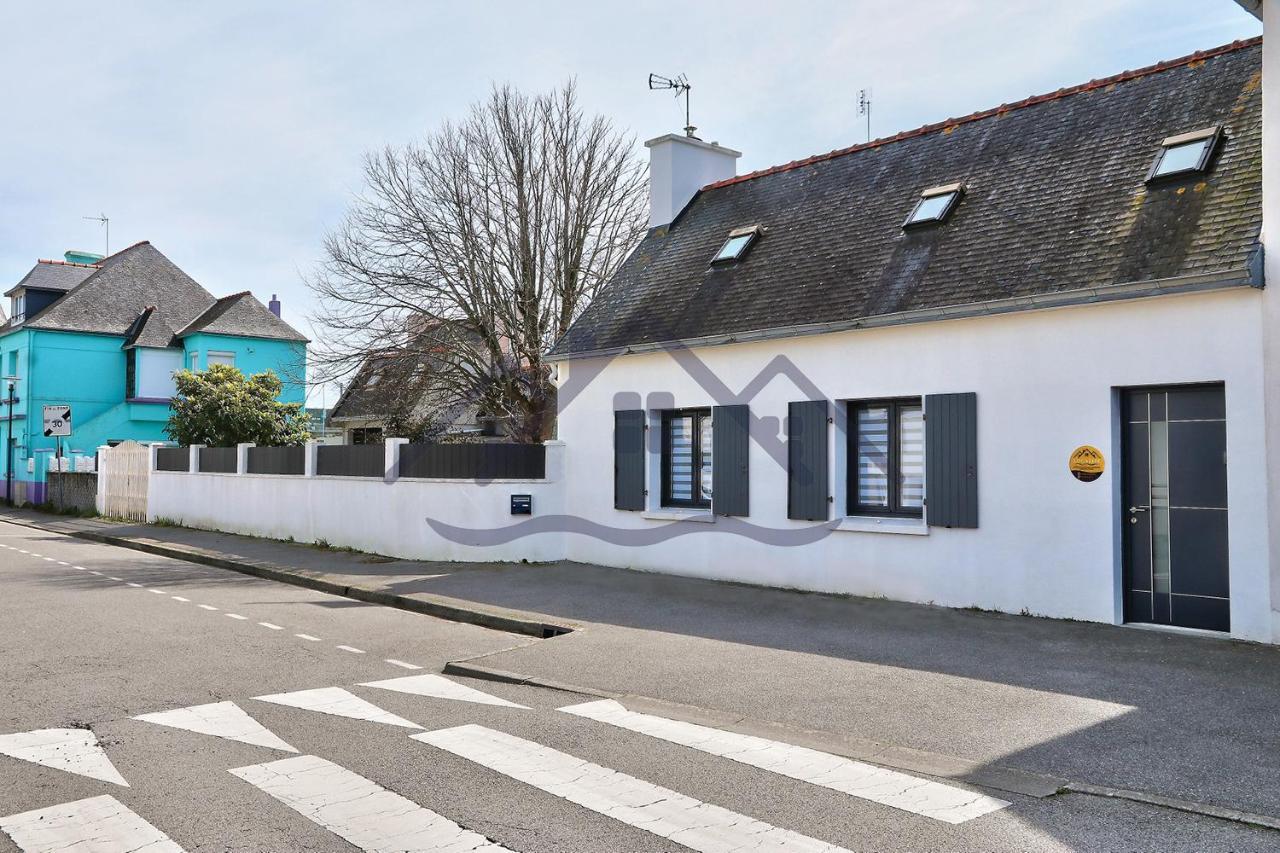 Localise - M33B - Kerbraz, Maison En Duplex Avec Jardin Clos Au Guilvinec - Tout A Pied, Plages, Port, Centre, Commerces, Marche - Wif Inclus - Linge De Lit Inclusヴィラ エクステリア 写真